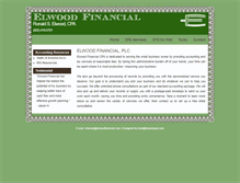 Tablet Screenshot of elwoodfinancial.com
